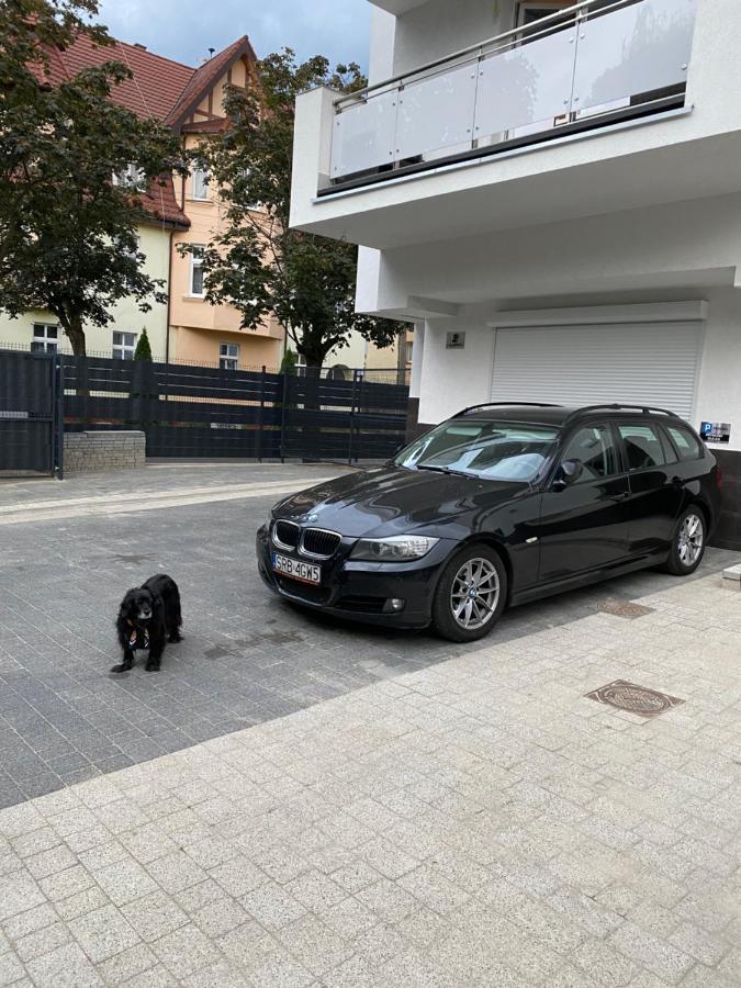 Apartament Przy Parku Z Duzym Tarasem ,Prywatny Parking Daire Swinoujscie Dış mekan fotoğraf